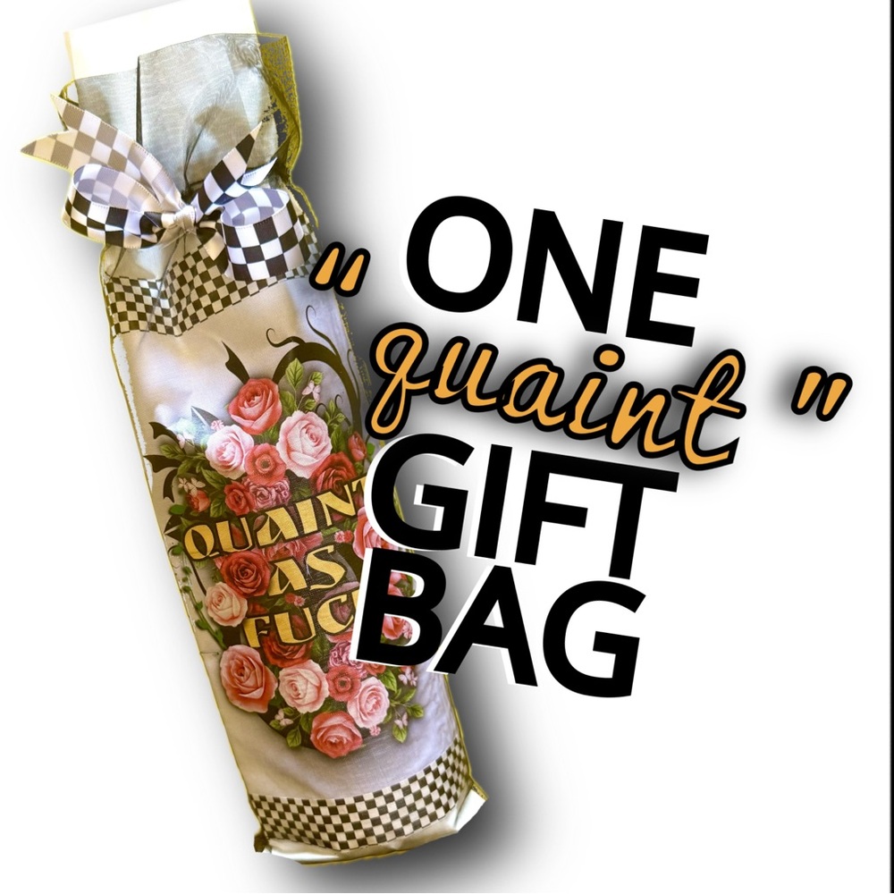GIFT BAG for 12” wines and other bottles.